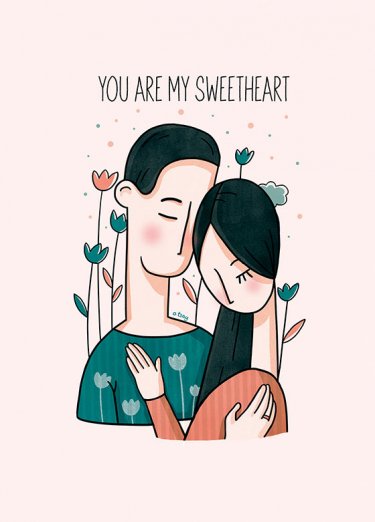 Открытка Cardsi -  You are my sweetheart  №3332